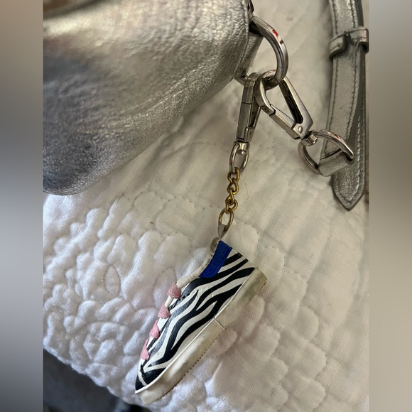 Golden Goose purse - silver with Swarovski crystals - Picture 8 of 10